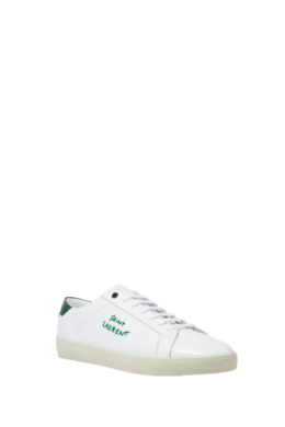 Saint Laurent - Court Classic SL/06 Embroidered Sneakers in Leather