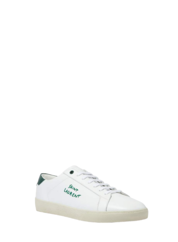 Saint Laurent - Court Classic SL/06 Embroidered Sneakers in Leather