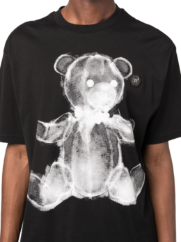 Philipp Plein - Philipp Plein Teddy Bear logo-print T-shirt