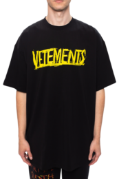 VETEMENTS - VETEMENTS Black Logo T-shirt