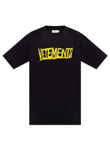 VETEMENTS - VETEMENTS Black Logo T-shirt