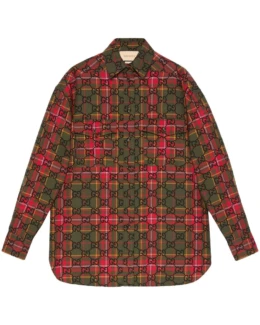 Gucci - GG Tartan-Print Shirt