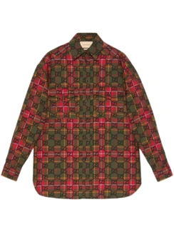 Gucci - GG Tartan-Print Shirt