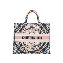 Christian Dior - Christian Dior Multicolor Tie Dye Book Tote Large Bag