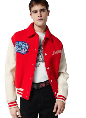 Louis Vuitton - LV x YK Psychedelic Flower Embroidered Varsity Blouson