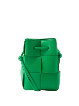 Bottega Veneta - Cassette Mini Intrecciato Leather Bucket Bag