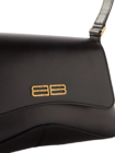 Balenciaga - XX Flap Stretch BB-logo Leather Shoulder Bag