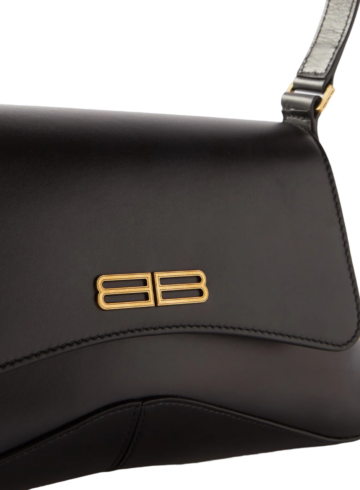 Balenciaga - XX Flap Stretch BB-logo Leather Shoulder Bag